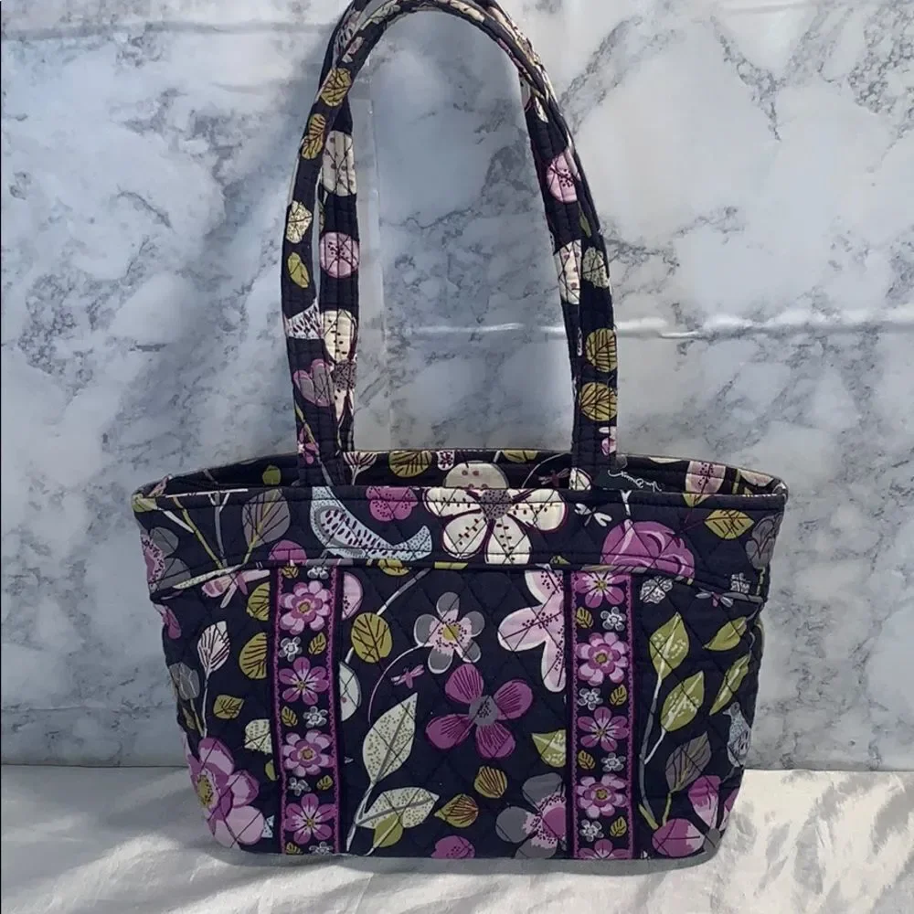 Vera Bradley Purple Floral Satchel